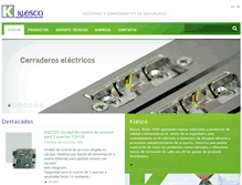 Tablet Screenshot of klesco.com
